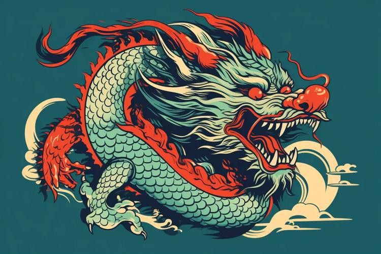 有沒有現代設計的吉祥龍圖案？