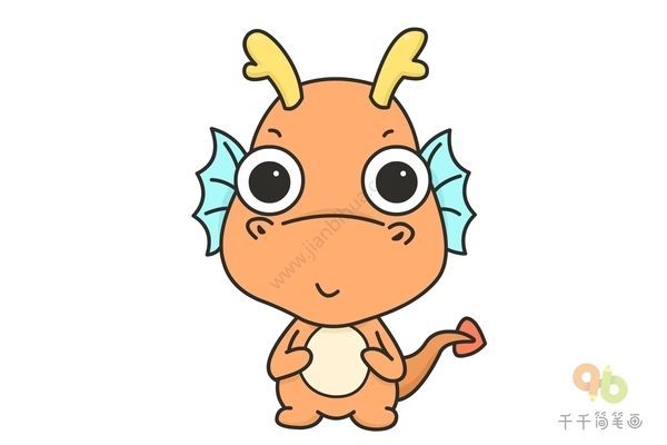 小龍魚(yú)怎么畫(huà)：小龍魚(yú)怎么畫(huà)簡(jiǎn)單的畫(huà)法教程，小龍魚(yú)簡(jiǎn)單畫(huà)法教程