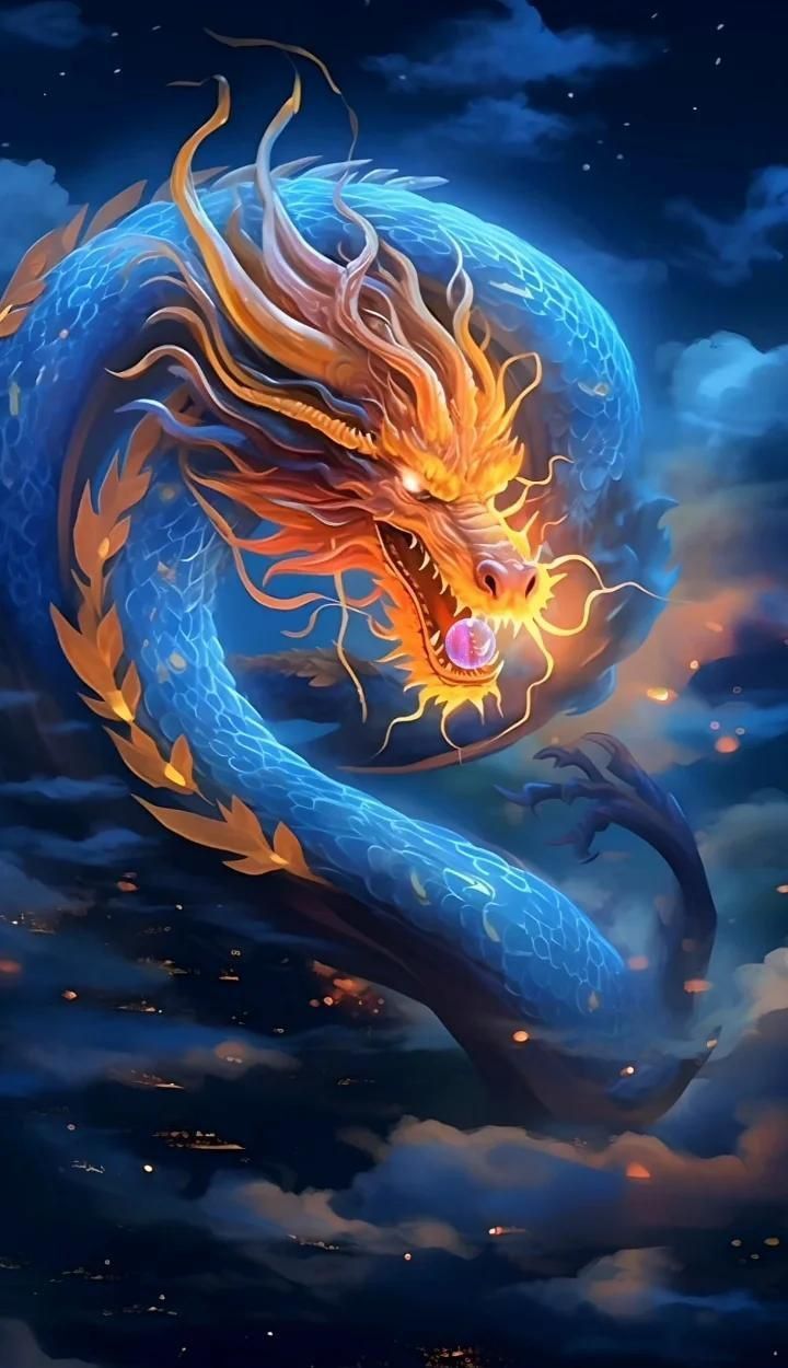 藍色的龍是誰的真身