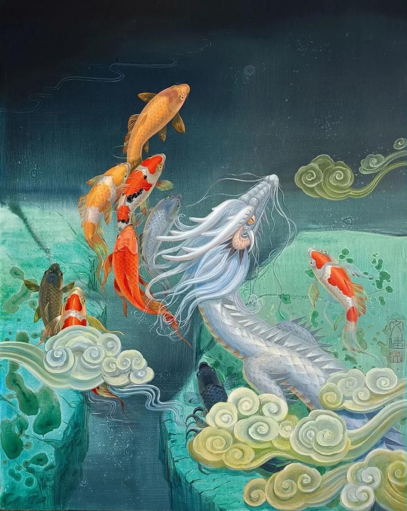 手機(jī)壁紙龍魚圖片大全可愛(ài)高清