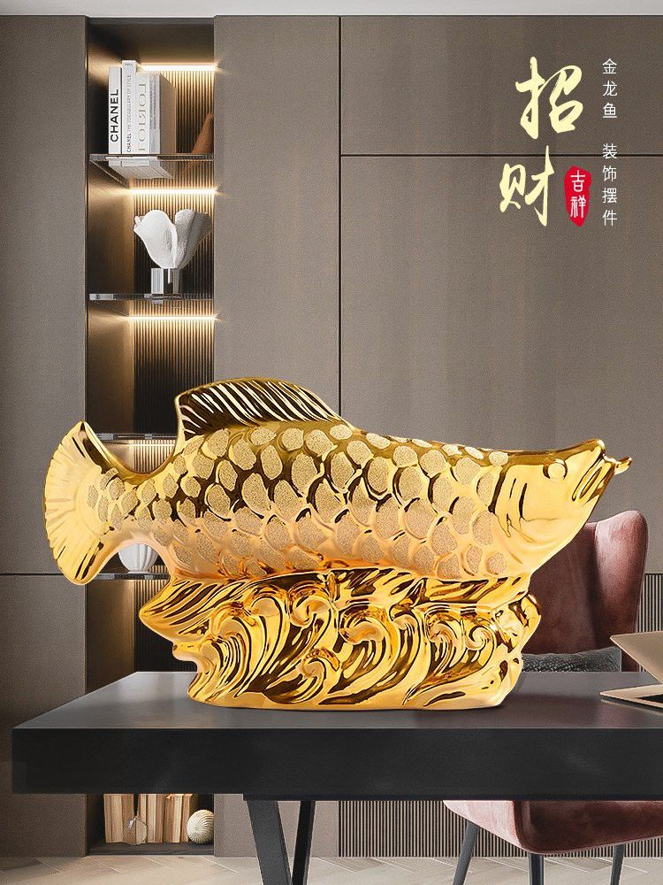 金龍魚擺件多久清潔一次合適