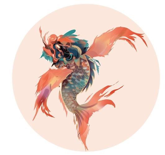 龍魚圖片 壁紙卡通