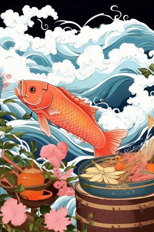 龍魚圖片 壁紙卡通