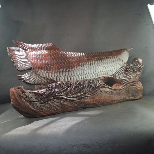 有哪些著名的金龍魚雕刻作品？ 有哪些著名的金龍魚雕刻作品？ 龍魚百科 第1張