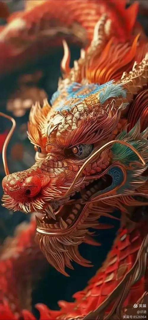 提供幾張更簡約風(fēng)格的金龍頭像