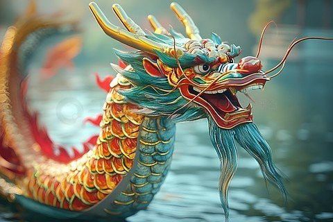 提供幾張更簡約風(fēng)格的金龍頭像