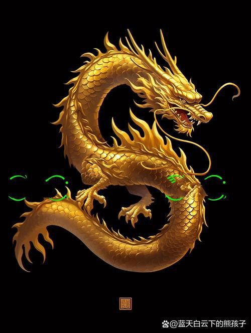 給我推薦一些高清的金龍圖片