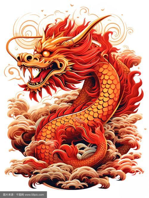 給我推薦一些高清的金龍圖片