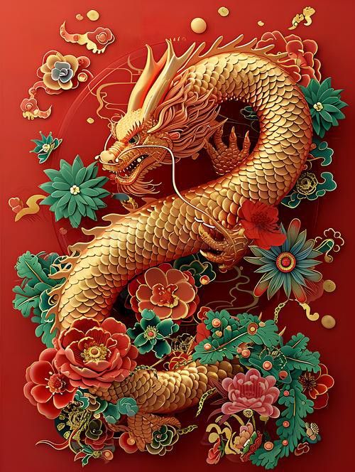給我推薦一些高清的金龍圖片
