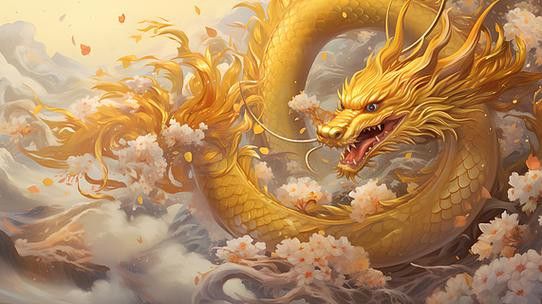 給我推薦一些高清的金龍圖片