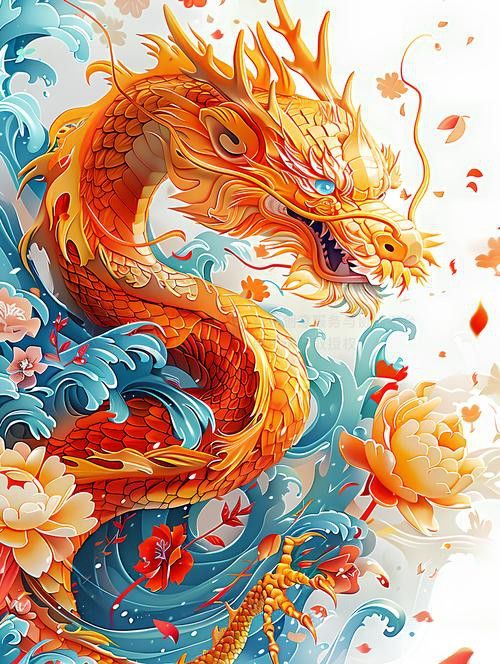 給我推薦一些高清的金龍圖片