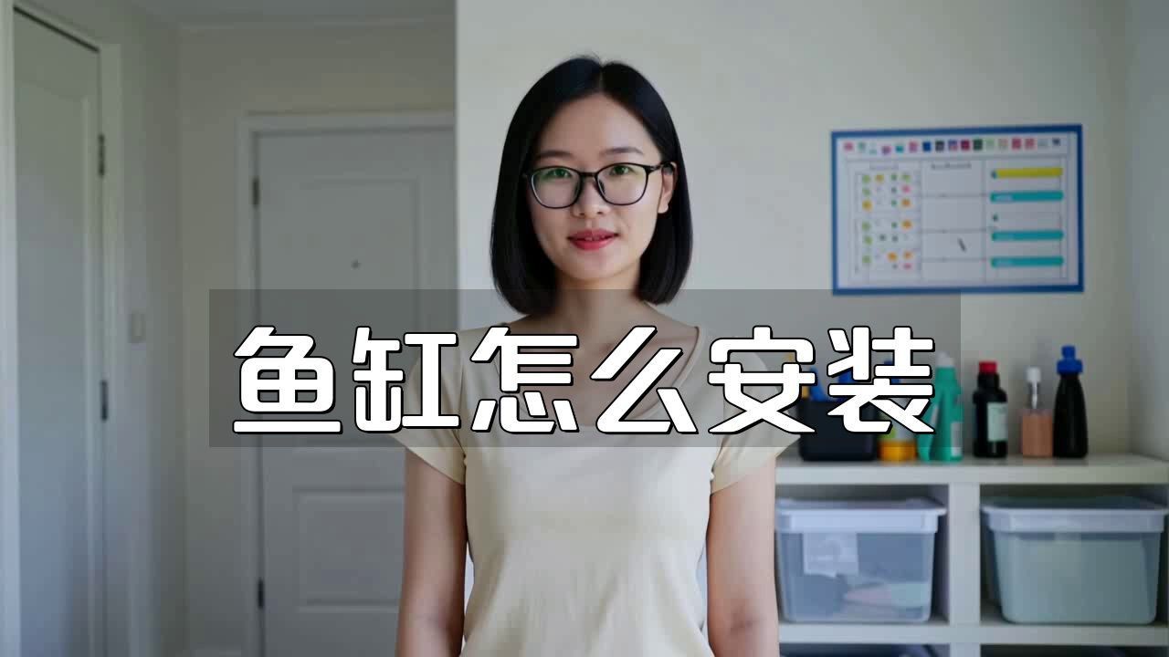 可麗愛魚缸安裝教程