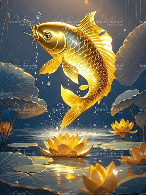 金鯉魚圖片大全