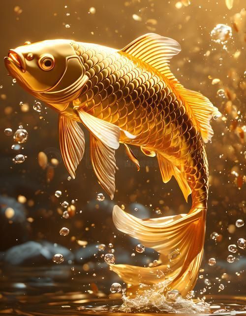 金鯉魚圖片大全