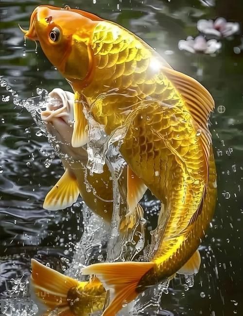 金鯉魚圖片大全