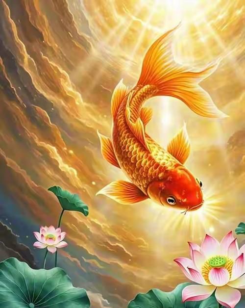 金鯉魚圖片大全