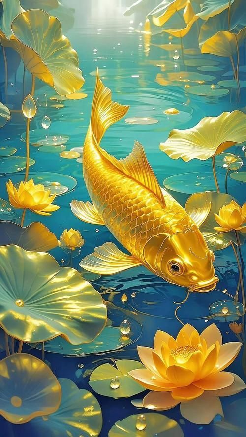 金鯉魚圖片大全
