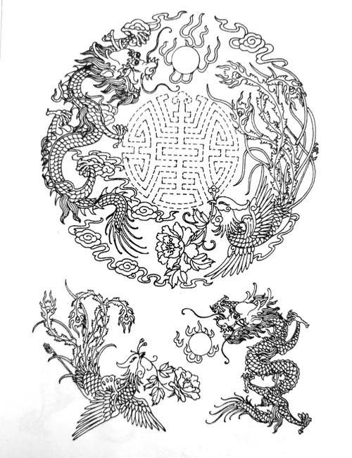 有哪些龍鳳圖案設(shè)計(jì)素材