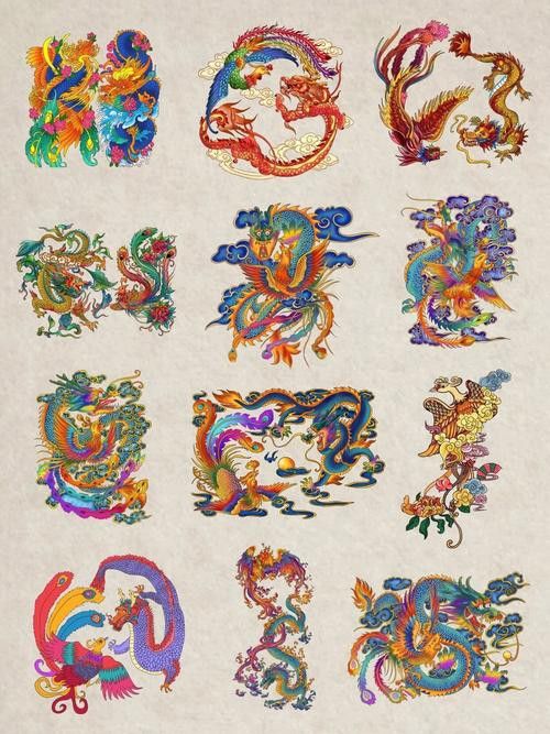 有哪些龍鳳圖案設(shè)計(jì)素材