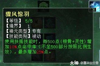 《大風水師》中龍生的技能有哪些？