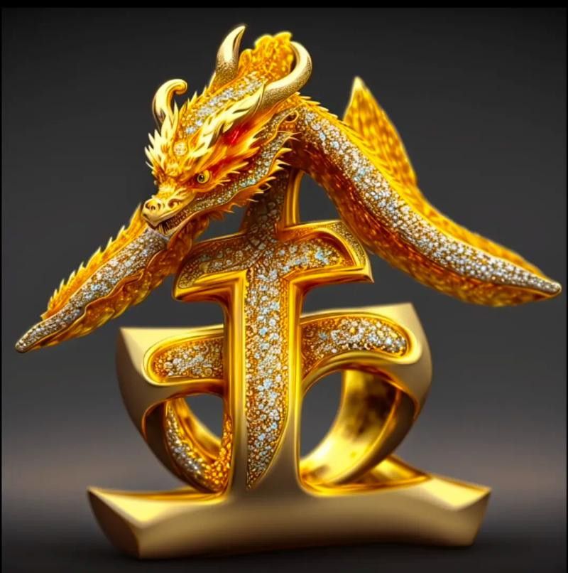 金龍頭像圖片高清壁紙