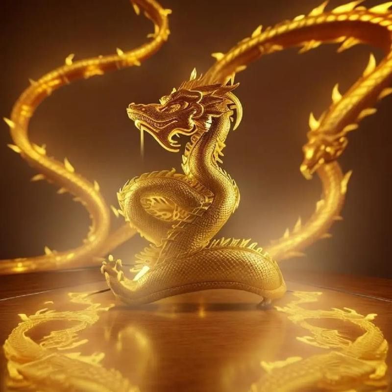 金龍頭像圖片高清壁紙