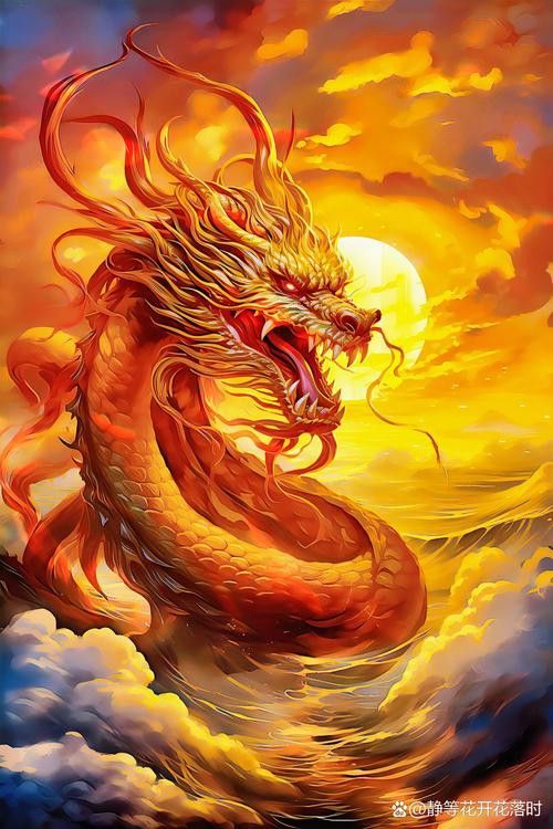 金龍頭像圖片高清壁紙