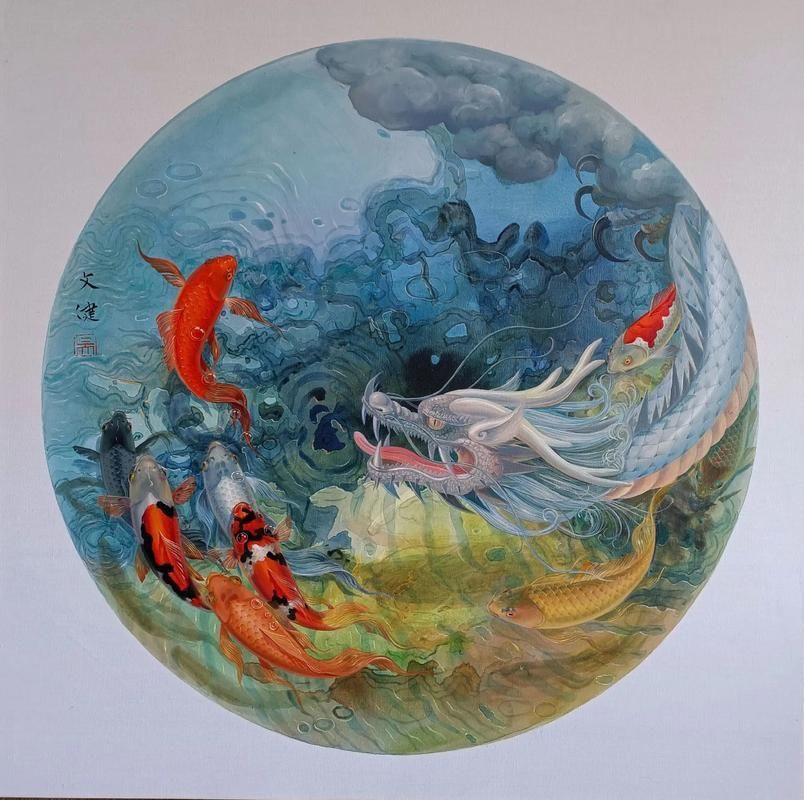 龍魚鎮(zhèn)宅聚財圖片