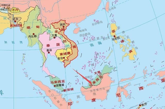 馬來西亞全球地圖