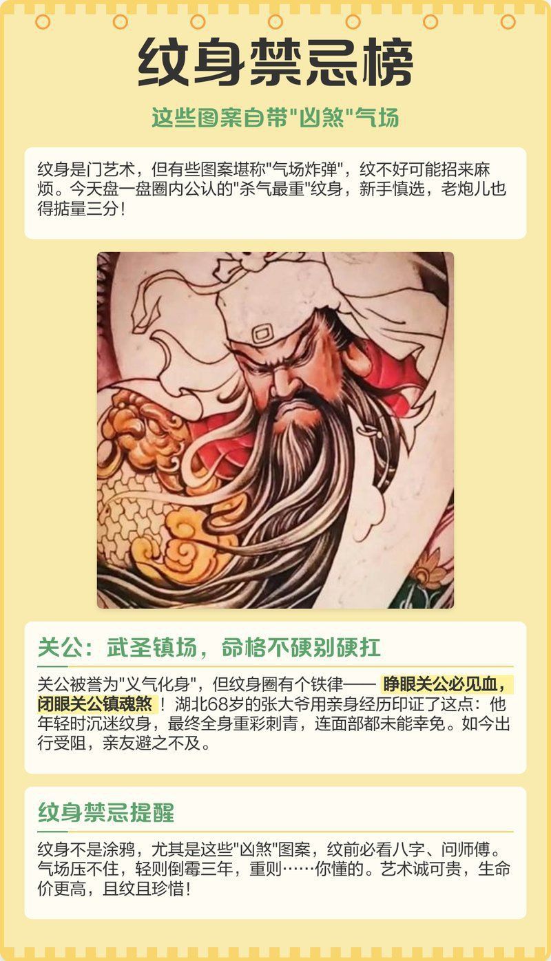 龍魚最忌三種紋身
