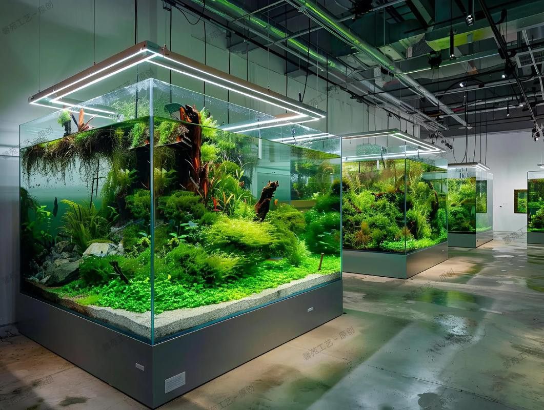 大型龍魚缸造景效果圖片大全