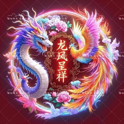 能推薦一些龍鳳圖案圖片嗎？