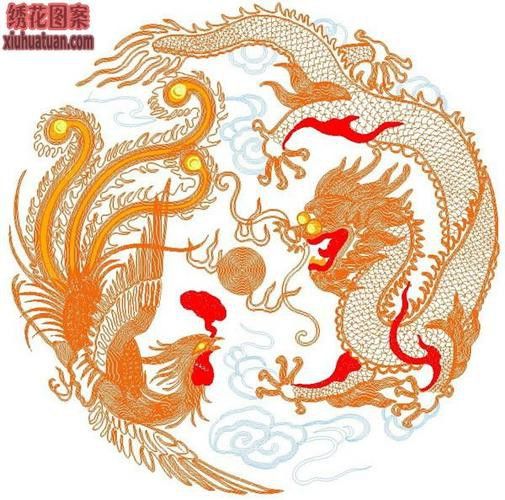 能推薦一些龍鳳圖案圖片嗎？