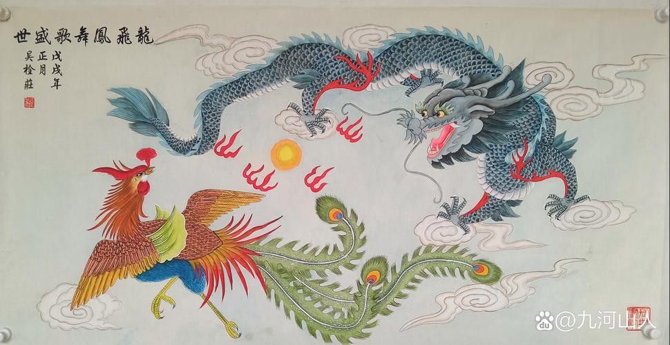 能推薦一些龍鳳圖案圖片嗎？