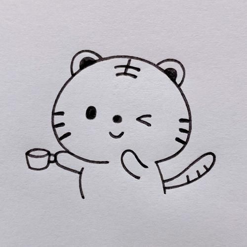 老虎簡筆畫