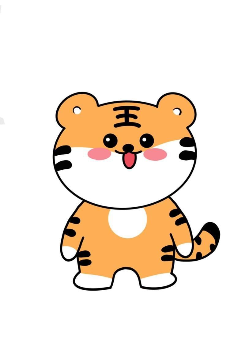 老虎簡筆畫