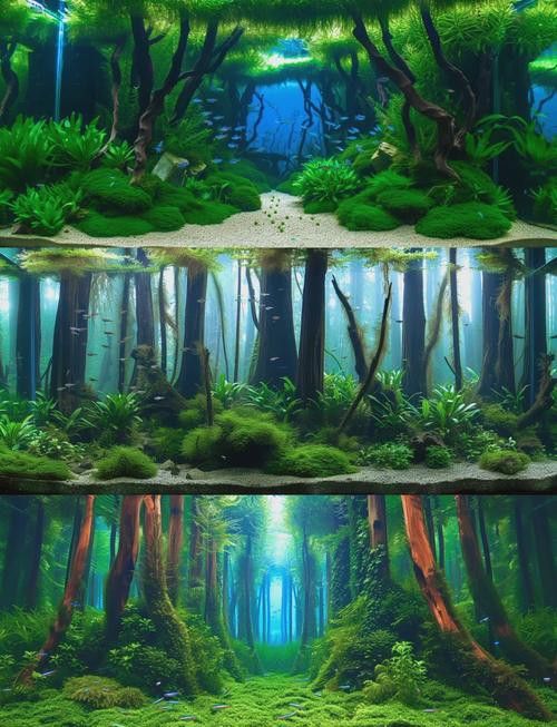 如何選擇合適的魚缸背景？