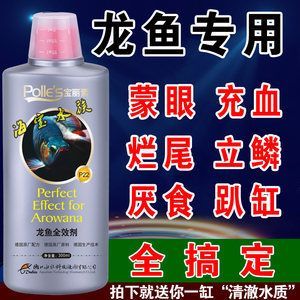 治療龍魚水霉最便宜的方法：治療龍魚蒙眼的關鍵是早期發現和及時治療龍魚蒙眼的關系