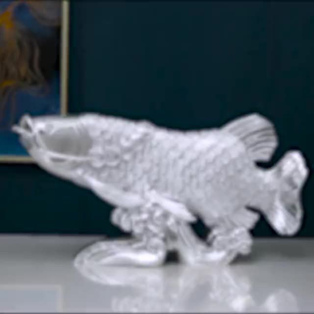 龍魚風水擺件圖片欣賞