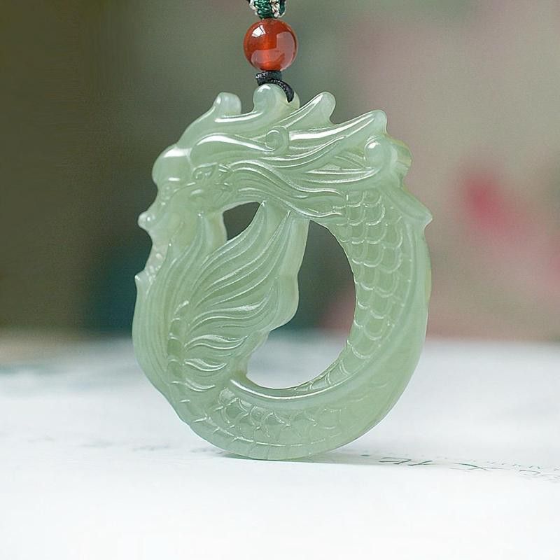 玉石雕刻金龍魚圖片