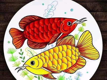 龍魚圖片 頭像可愛卡通