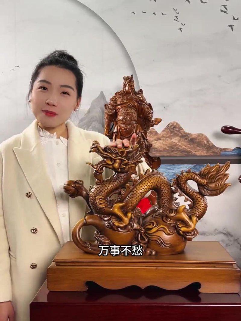 如何清潔和保養白子招財龍擺件？