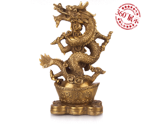 有沒有動(dòng)態(tài)高清招財(cái)金龍壁紙