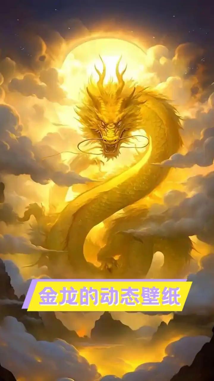 有沒有動(dòng)態(tài)高清招財(cái)金龍壁紙