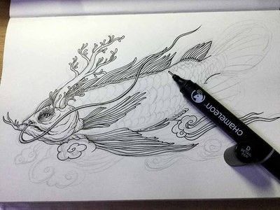 龍魚手繪：\"龍魚手繪\"
