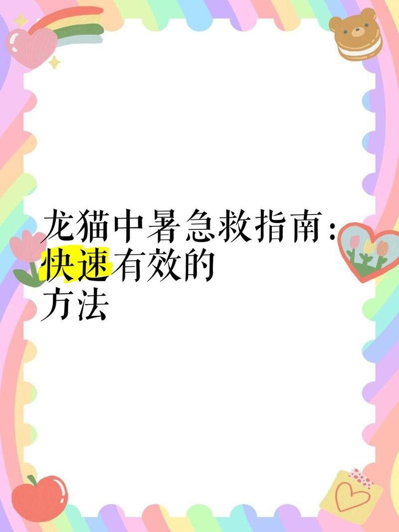 如何預防龍貓中暑？