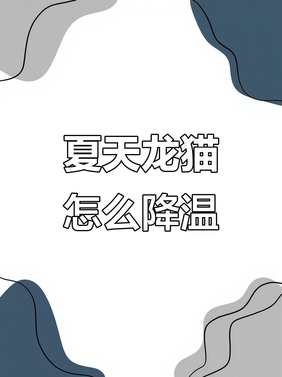 如何預防龍貓中暑？