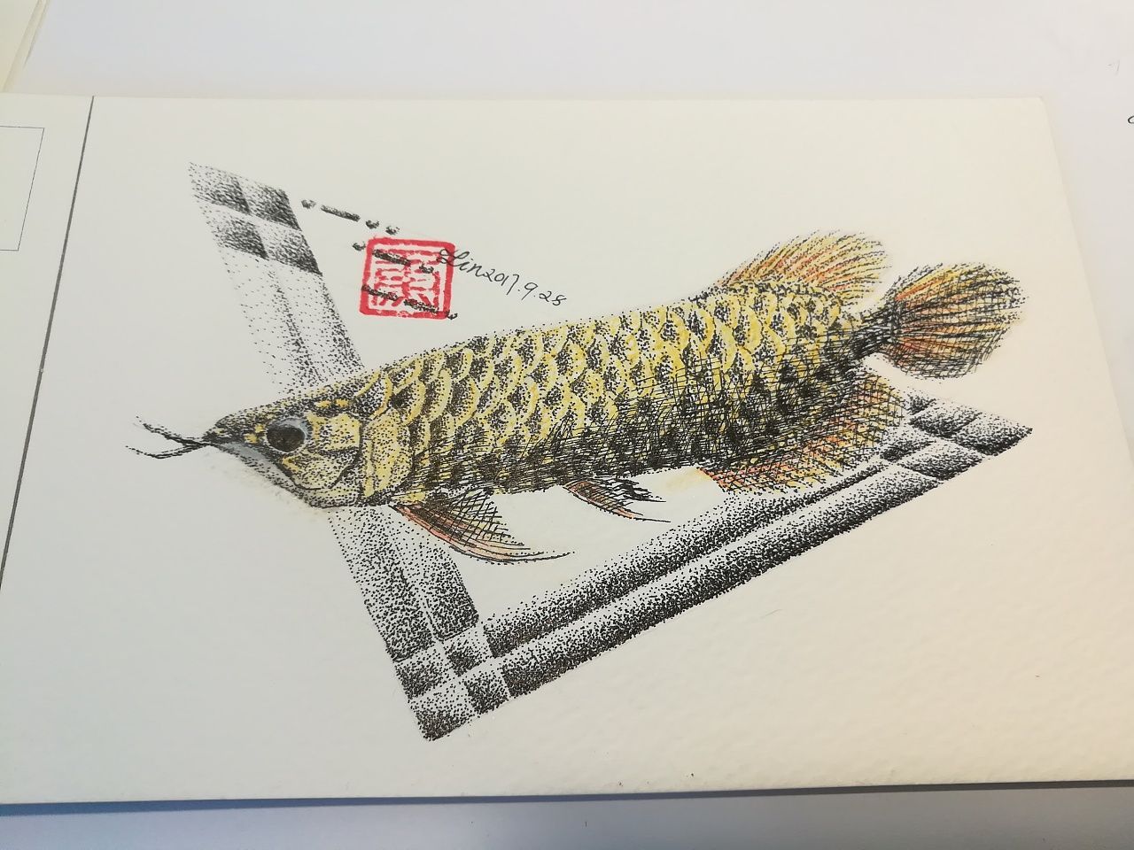 畫金龍魚的大師作品是什么（他是當代畫壇畫金魚名家，畫金魚生動傳神堪稱一絕）