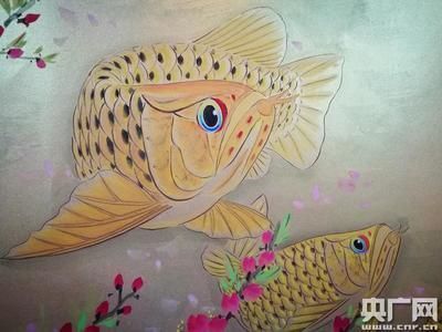 金龍魚畫家劉千碩中央電視臺：原創金龍魚畫王劉千碩的藝術作品榮獲多項國際大獎