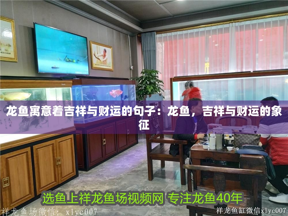 龍魚寓意著吉祥與財運的句子：龍魚，吉祥與財運的象征